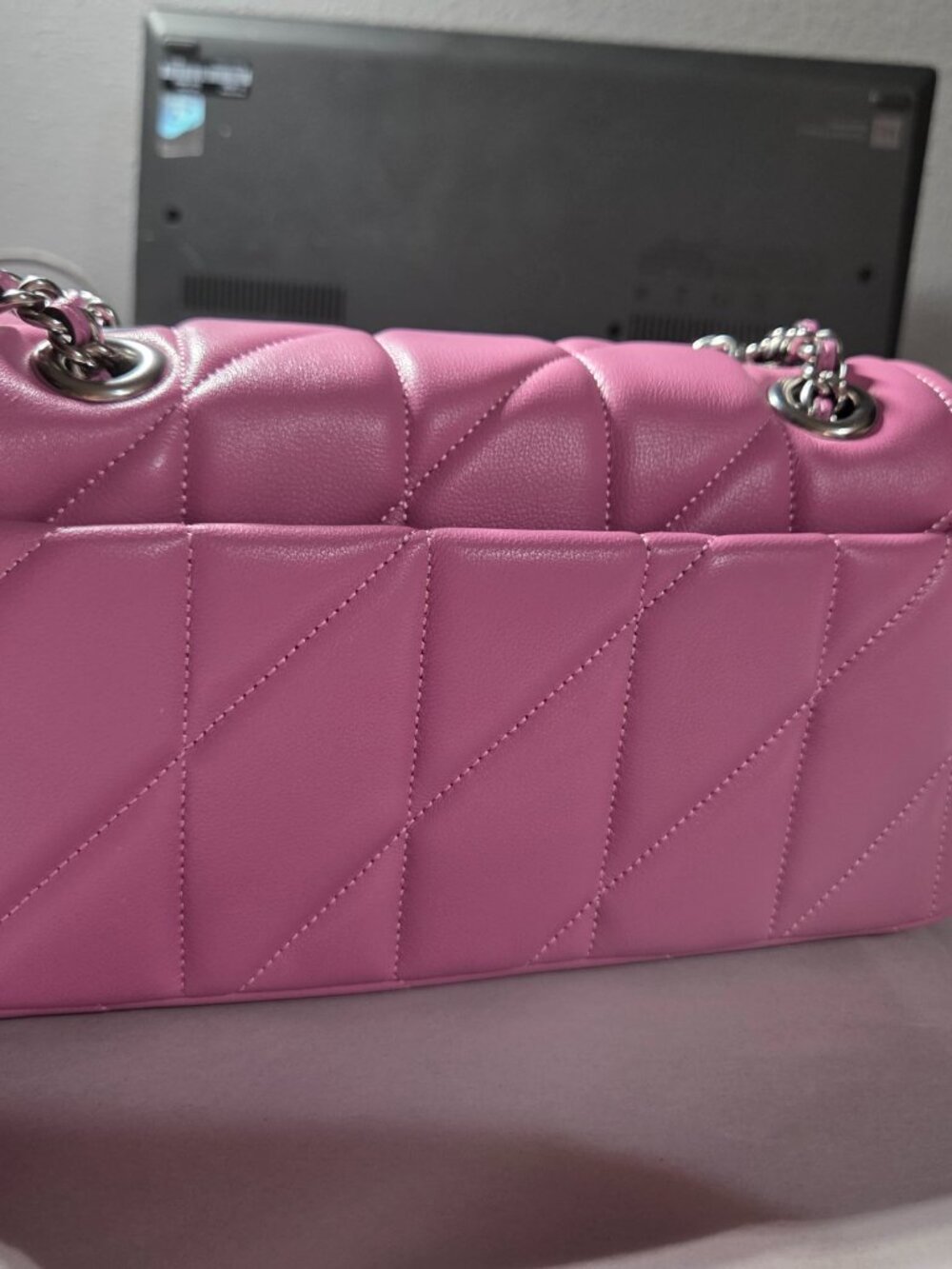 Coach Tabby 20 Fuschia Pink with Silver Hardware - Picture 11 of 11